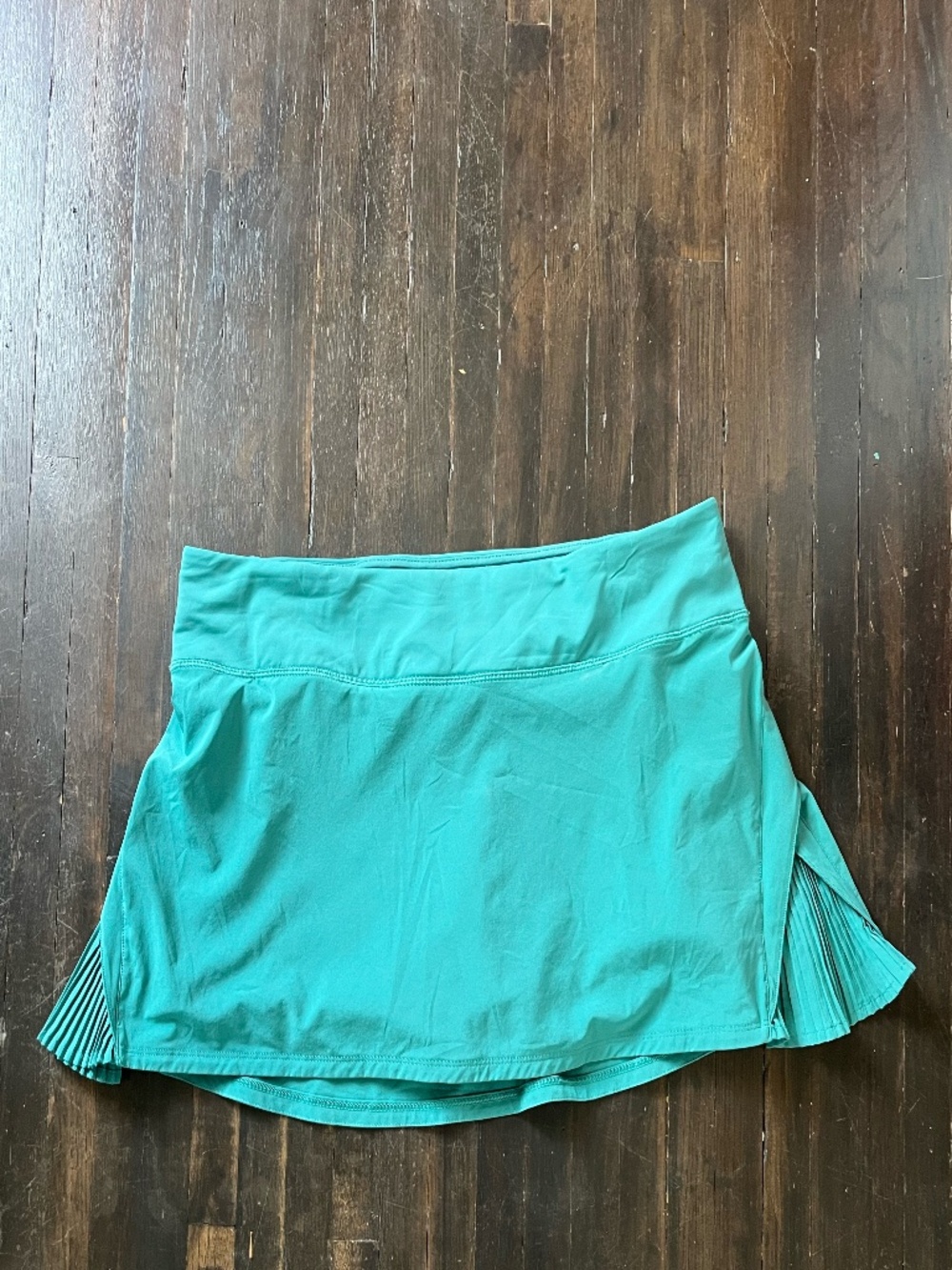 Lululemon | Play Off The Pleats Tennis Golf Skirt Skort | Teal Lagoon Green | 12